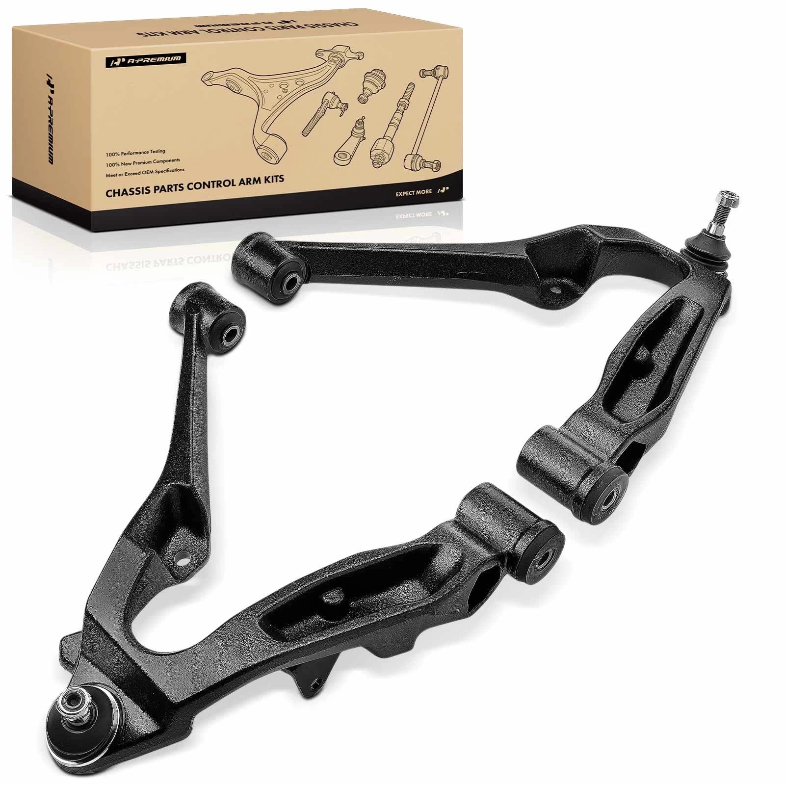 2X Front Lower Control Arm with Ball Joint for Chevy Silverado 2500 