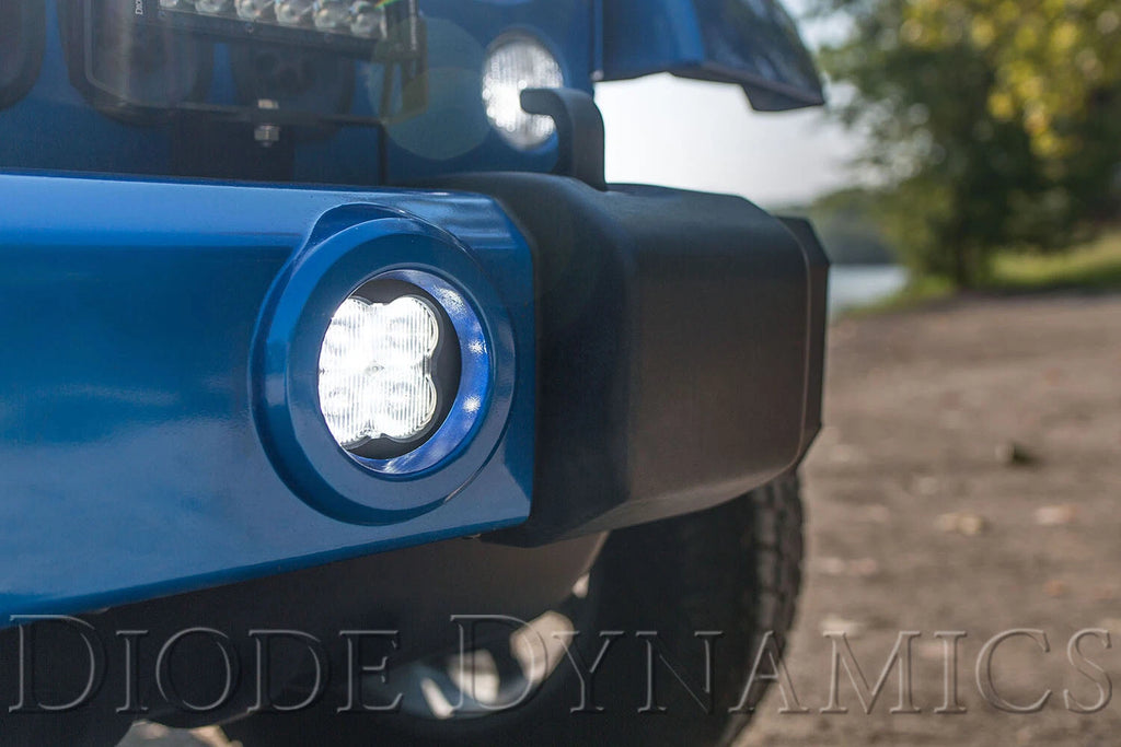LED Fog Light Kit White SAE Sport for Jeep Wrangler (2018–2024)