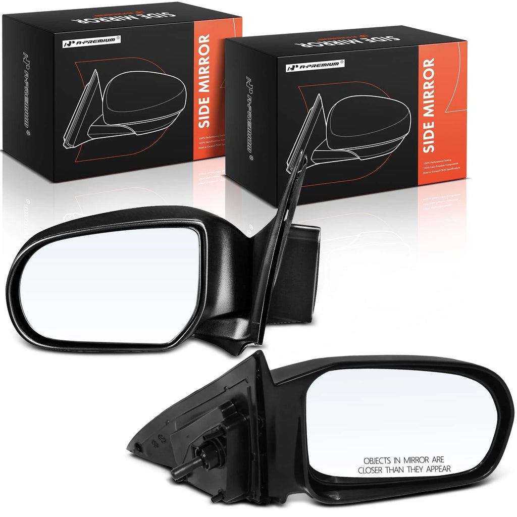 2X Manual Mirrors for Ford Escape (2001–2007) - Textured Black