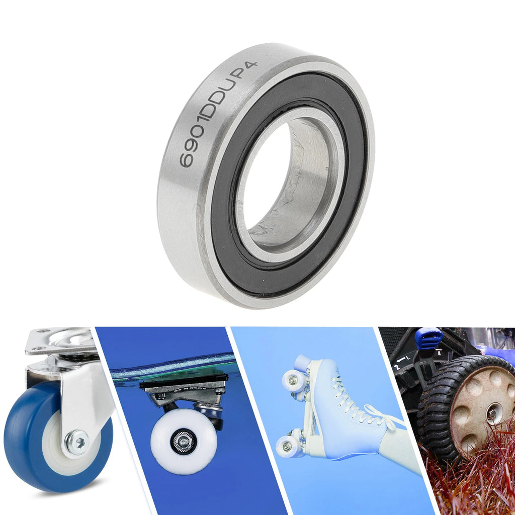 Deep Groove Ball Bearing P4 for Scooter Skateboard (12x24x6mm) 1 Pc