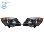 Headlight Set for Chevy Equinox (2010–2015) Halogen W/Lens Left & Right