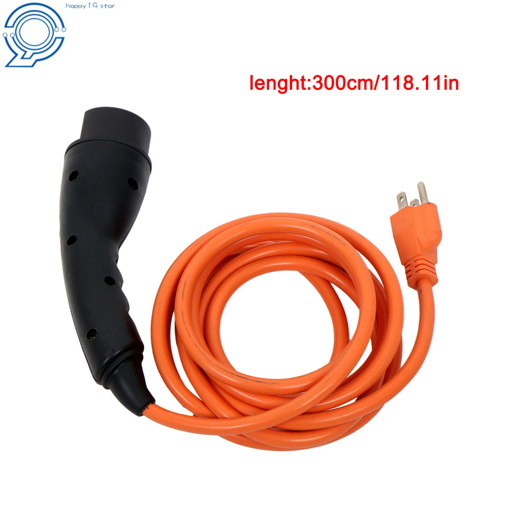 EV Charging Power Cord for Evolution ICON Golf Carts (120V)
