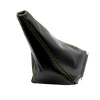 Manual Shift Boot for Jeep Wrangler (2003–2006) Yellow Stitch Leather Synthetic