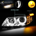 LED 3D Crystal U-Halo Projector Headlight for BMW E90 3-Series (2009–2012)