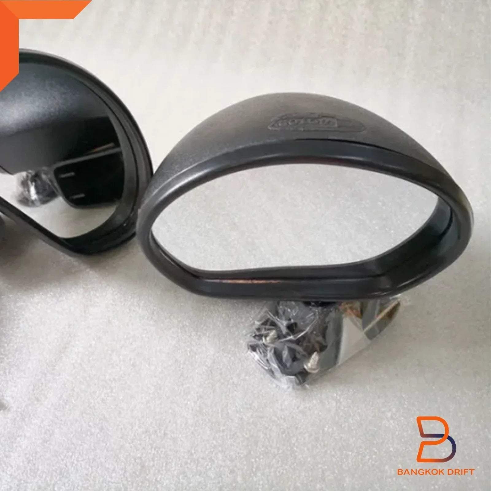 Black Door Bullet Mirrors Pair for BMW M1, Matra-Simca Bagheera