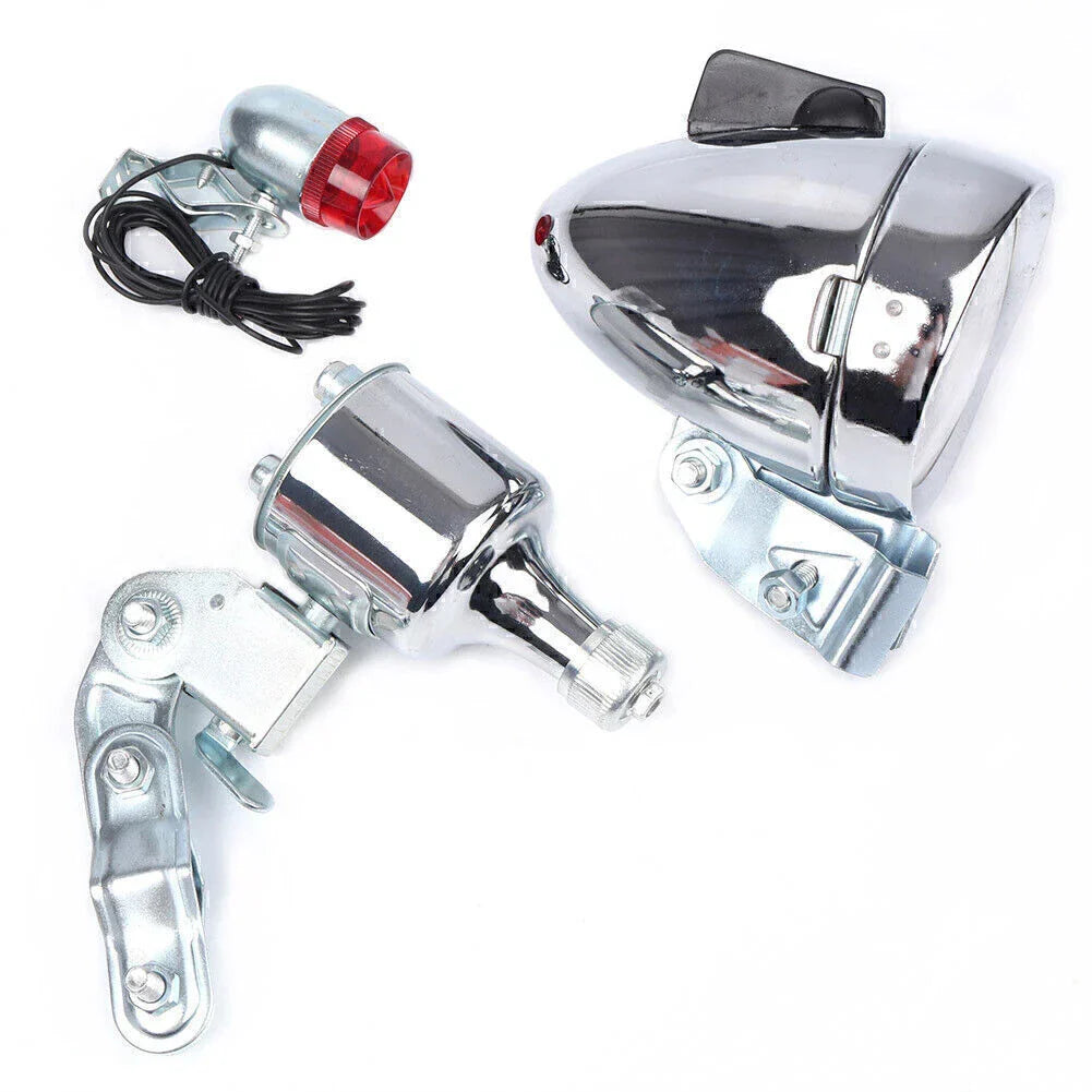 Dynamo Front Headlight for Bicycle - White Lamp (Durable)