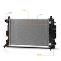 Aluminum Core Radiator for Saab 9-3 (1999–2002) & 900 (1991–1998) DPI-2080