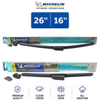 Set of 2 Michelin Optimum+ 26"/16" Wiper Blades for Ford (2019–2026)