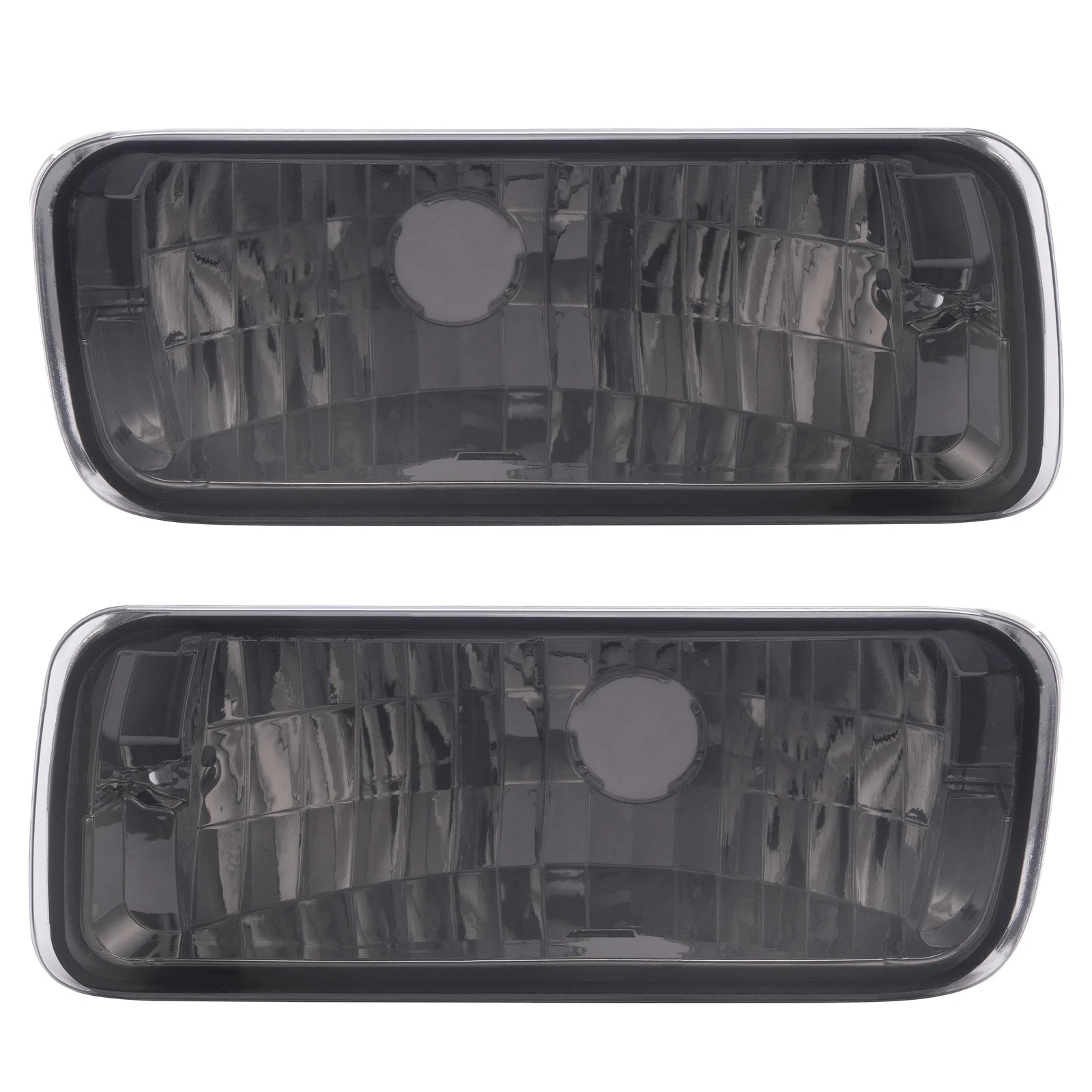 Turn Signal Light Set of 2 for Chevy Camaro Z28 (1985–1992) Smoked Black Lens