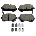 Set of 4 Akebono ProACT Rear Ceramic Brake Pads for Town & Country (2008–2016)