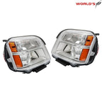 Set of 2 Headlight Projector Halogen for GMC Terrain (2016–2017)