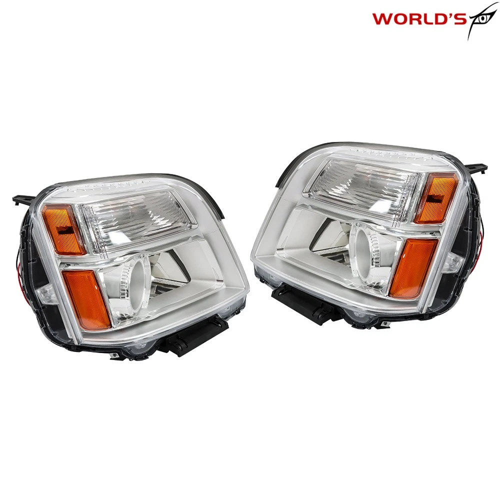 Set of 2 Headlight Projector Halogen for GMC Terrain (2016–2017)