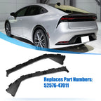 1 Pair Rear Bumper Bracket for Toyota Prius (2001–2009) 52576-47011 Plastic Black