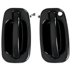 Door Handle Set Painted Black for Silverado Tahoe Sierra Yukon (1999–2006)