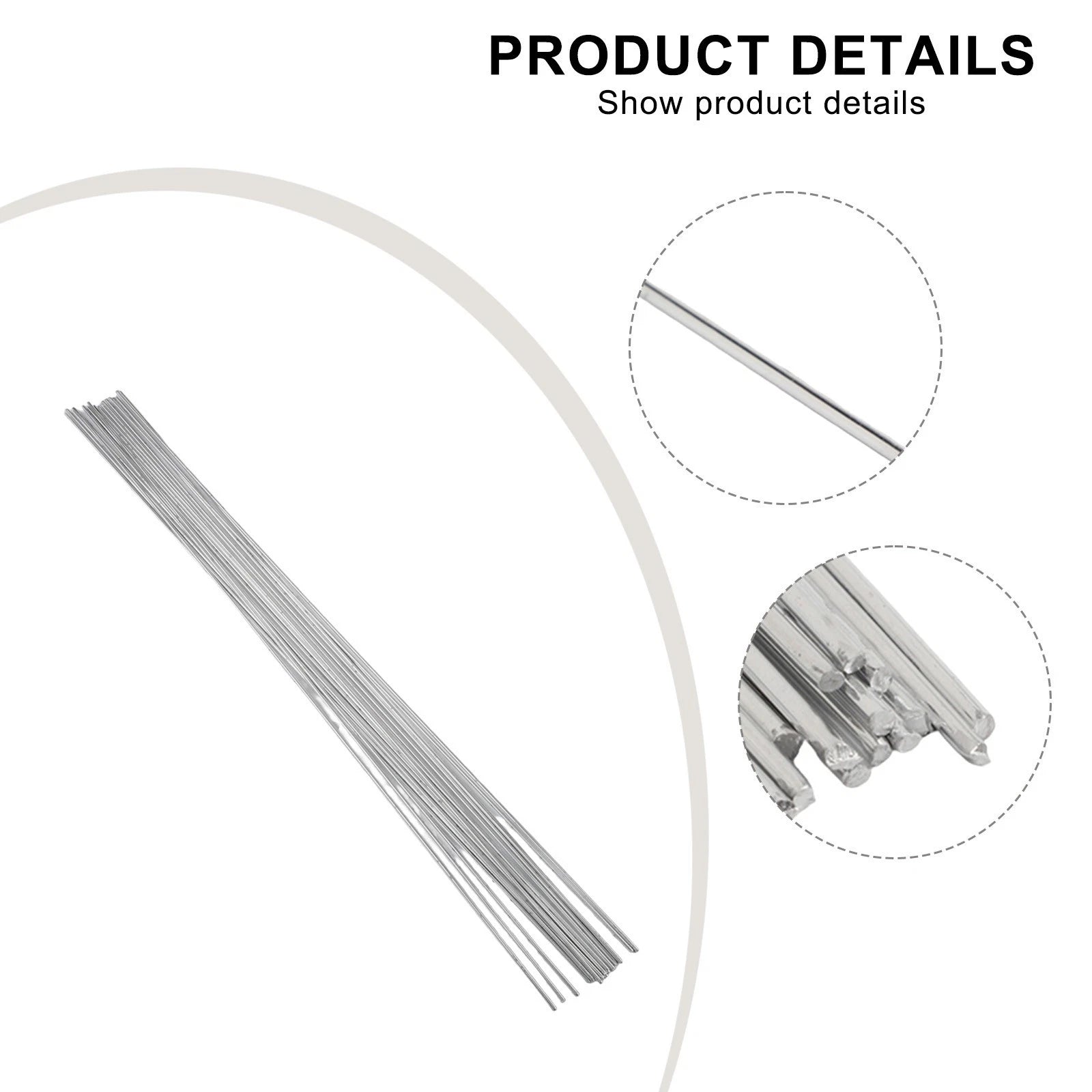 20pcs 450mm Aluminium Welding Rods for Easy Brazing