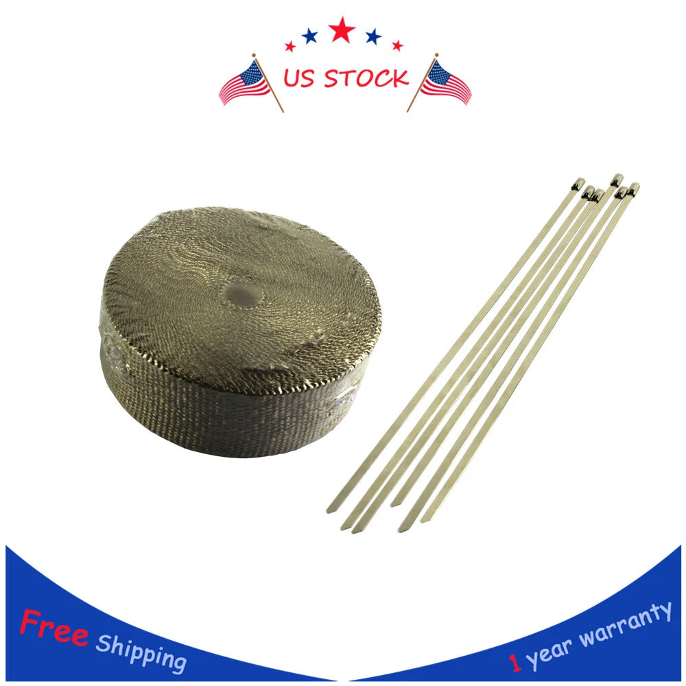 2" Exhaust Pipe Heat Wrap for Universal Applications (50ft)