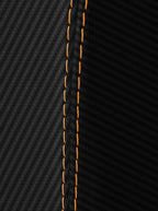 Manual Shift Boot for Ford Mustang (2015–2020) Carbon Fiber Orange Stitch