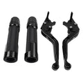 Black Extendable Brake Clutch Lever Grip for Honda CB1000R CBR1000RR (2008-2023)