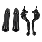 Black Extendable Brake Clutch Lever Grip for Honda CB1000R CBR1000RR (2008-2023)