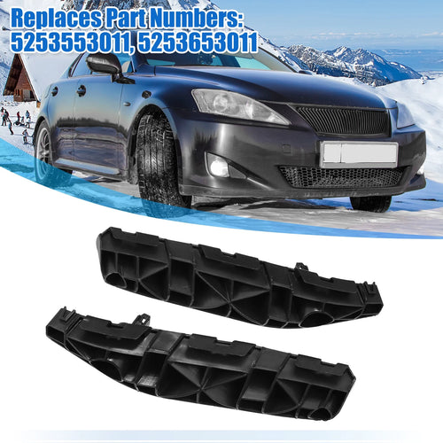 1 Pair Front Bumper Mounting Support Bracket 5253553011 for Lexus IS250 (2006–2015)