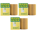 Set of 3 Oil Filters HU9265X for BMW E60 E63 E64 M5 M6 (2005–2010)