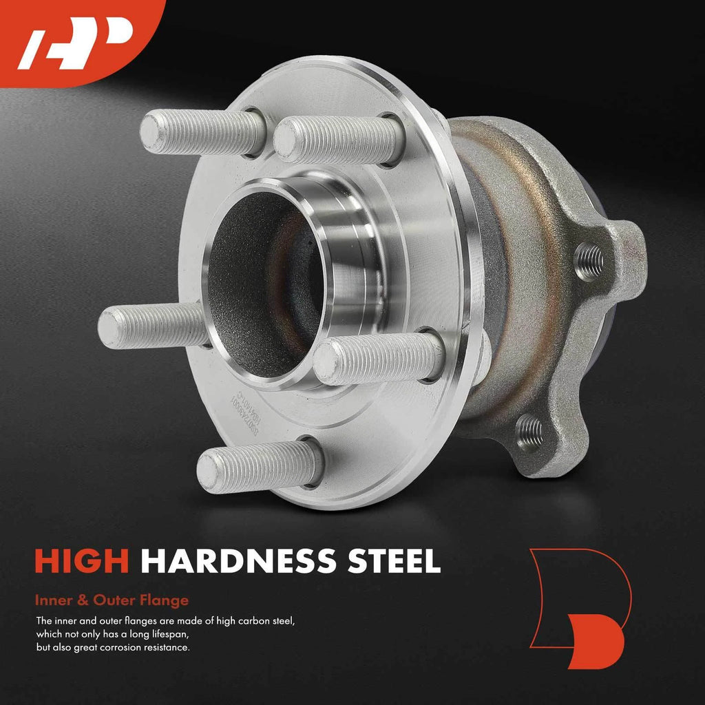 2X Rear Wheel Hub & Bearing Assembly with ABS for Ford Transit Connect (2010–2023)
