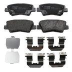 TRW Pro Rear Low-Met Brake Pads with Clips for Hyundai Azera Sonata (2006–2019)