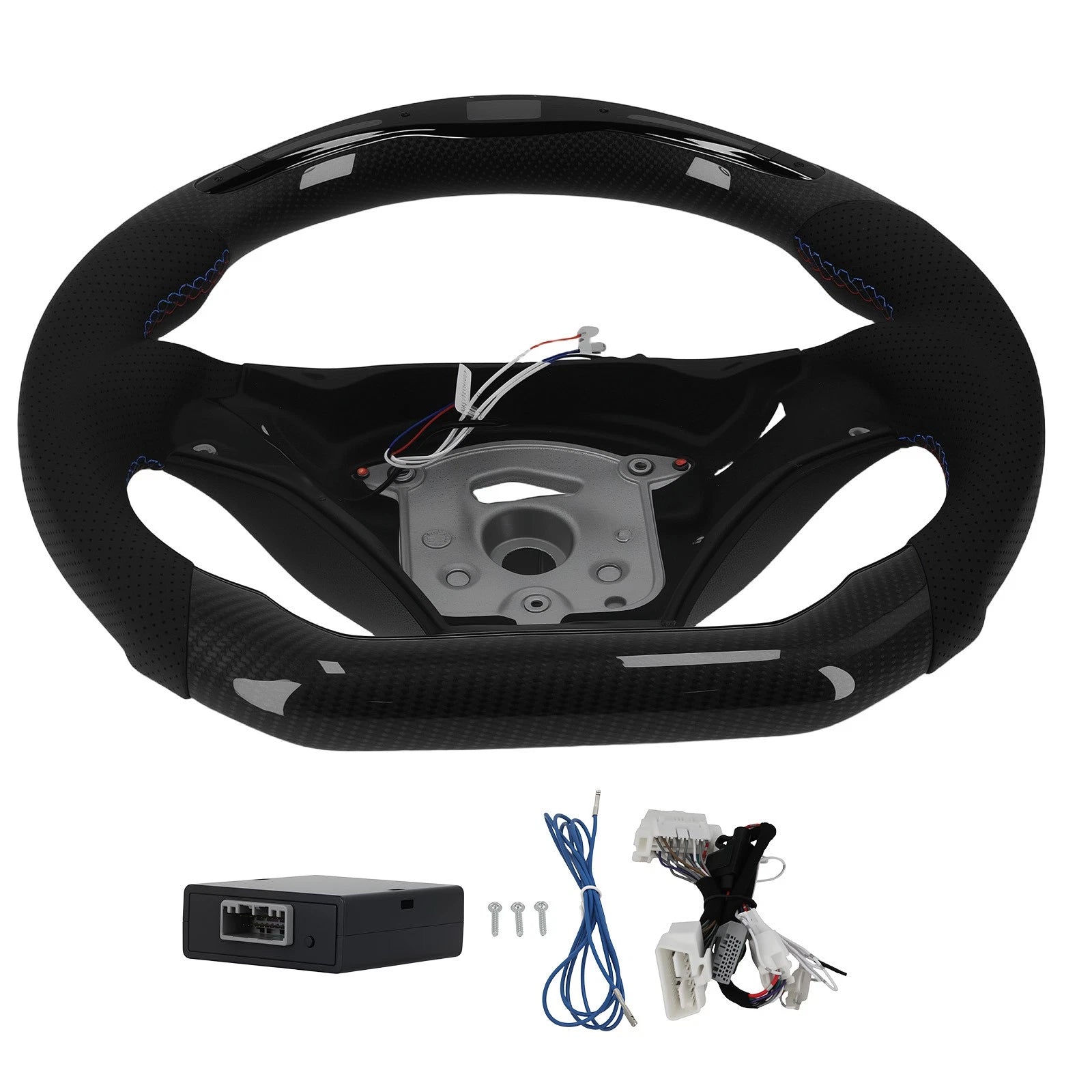 Carbon Fiber LED Steering Wheel for BMW 3 Series 320i 328i 335i (2006–2013)