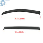 Set of 4 Window Visors for Honda Pilot (2016–2022)