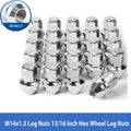 Solid Lug Nuts Replacement for Ford F-150 (2015–2020) 14x1.5 Chrome