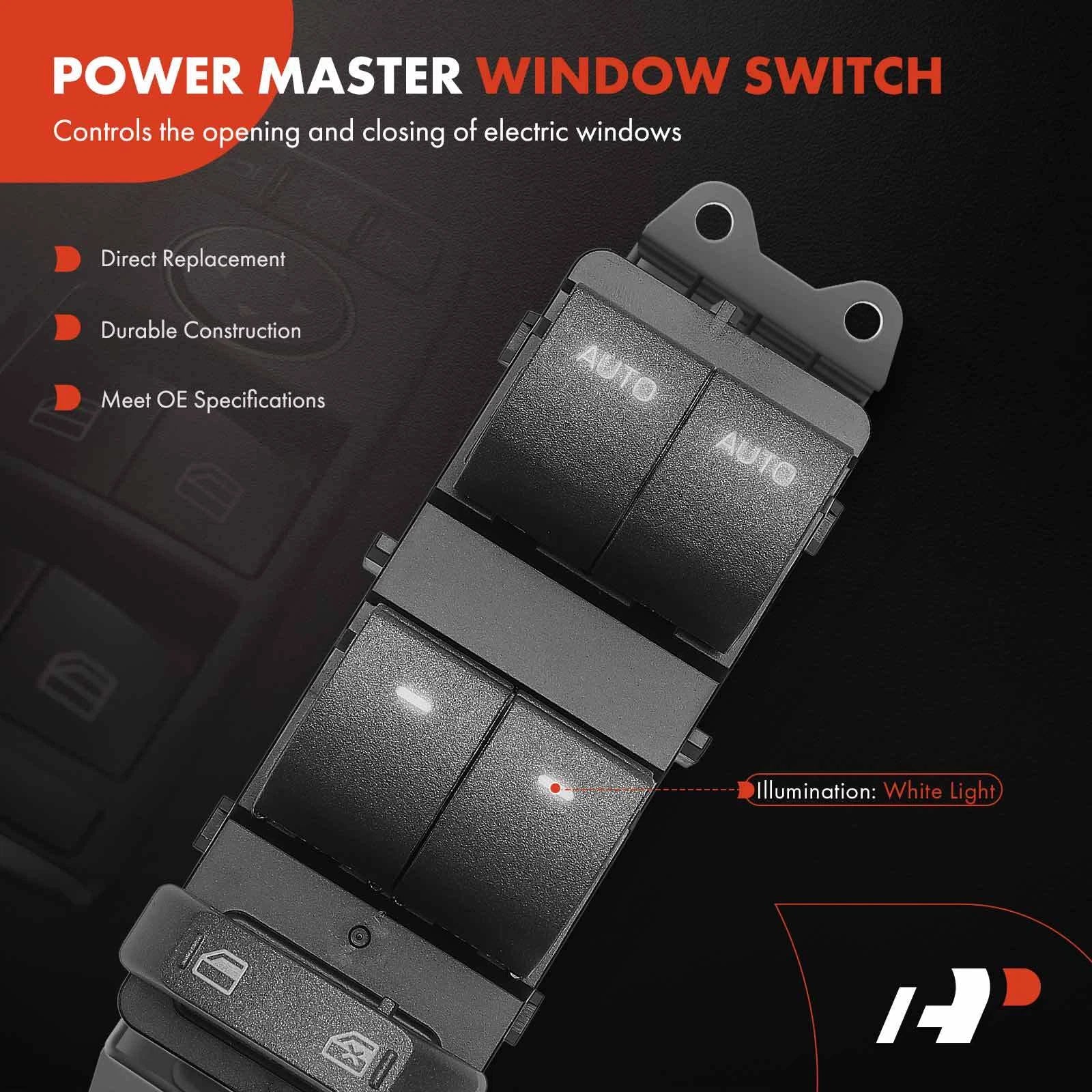 Power Window Switch for Ford Fusion, Lincoln MKZ (2011-2012)