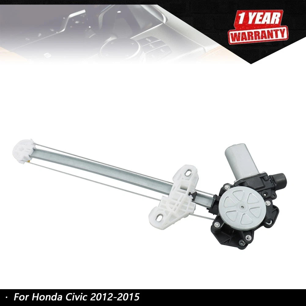 Rear Right Power Window Regulator with Motor for Honda Civic (2012â2015)