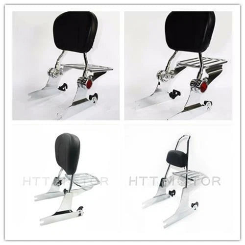 Sissy Bar Backrest & Luggage Rack for Harley Softail (1984–2023)