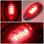 Set of 2 Clear Lens LED Dually Fender Lights for Chevy Silverado/GMC Sierra (2001–2014)