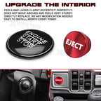 Red Cigarette Lighter Eject Button Trim for Lexus IS200t (2016-2017)