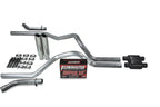 Dual Inlet Exhaust Kit for GM 1500 (1996–1999) Flowmaster Super 10 Rolled Tips