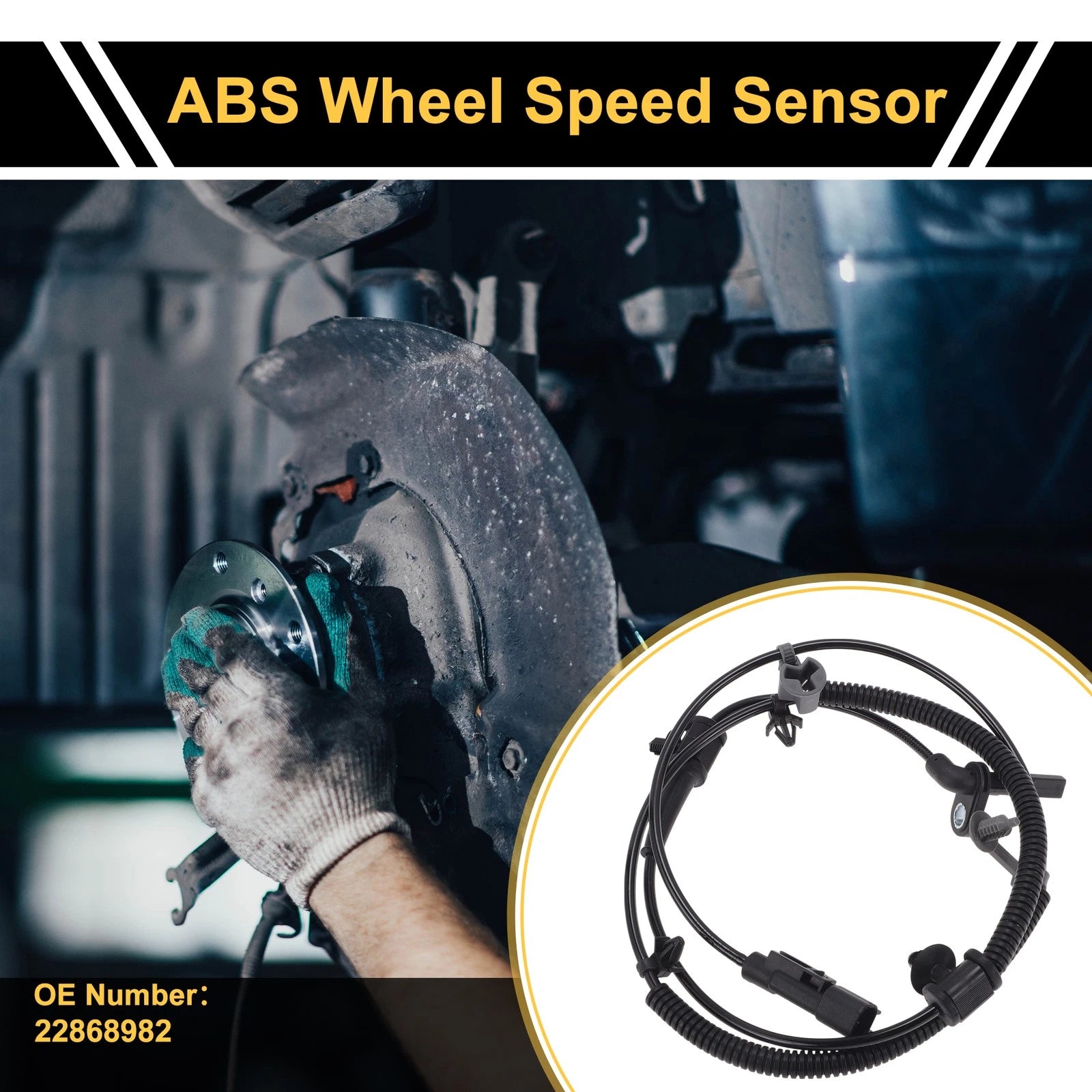 ABS Wheel Speed Sensor No. 22868982 for Chevrolet Impala (2014–2019) 1Pc Left Rear