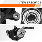 Front LH Loaded Knuckle Assembly for Ford Fusion Lincoln MKZ Mazda 6 (2006–2012)