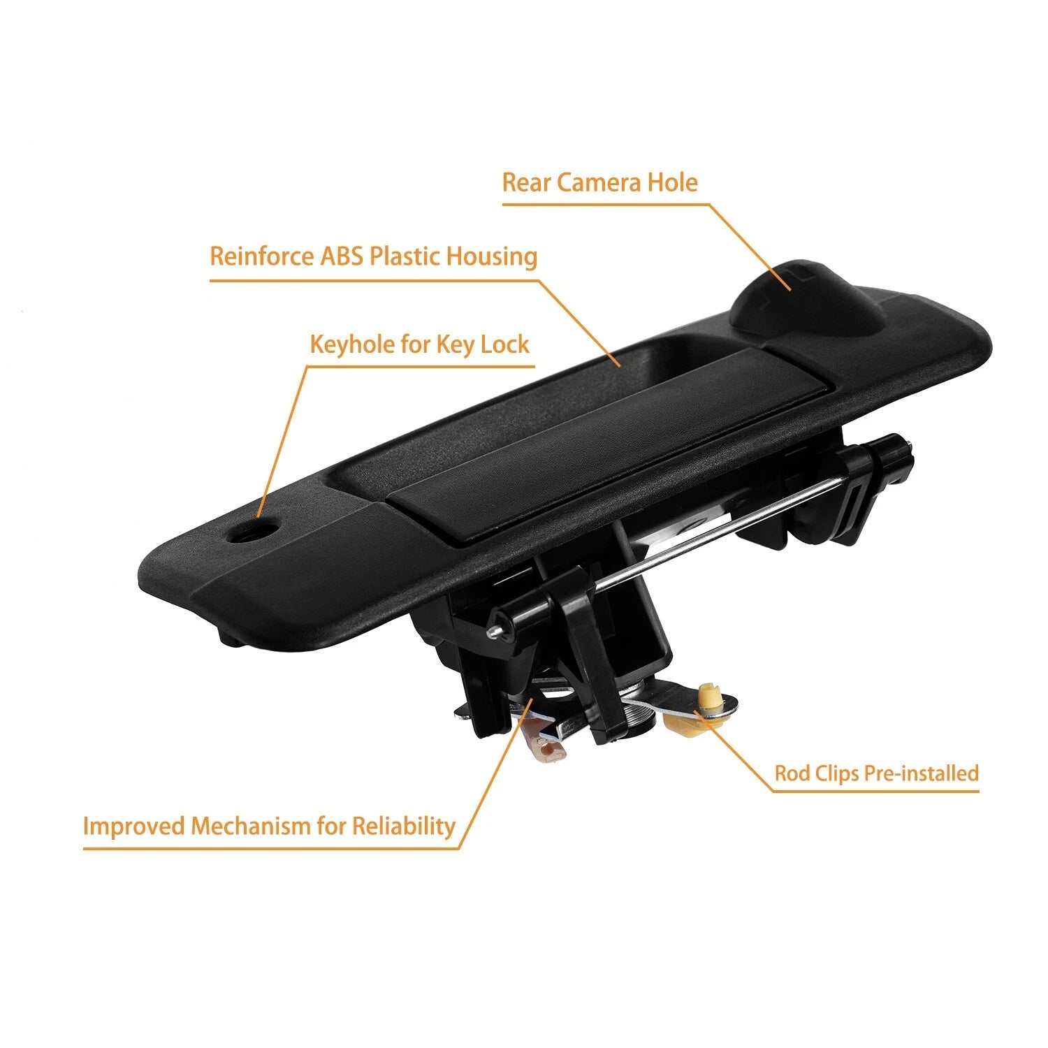 Tailgate Handle with Camera Hole for Toyota Tundra (2007–2013)