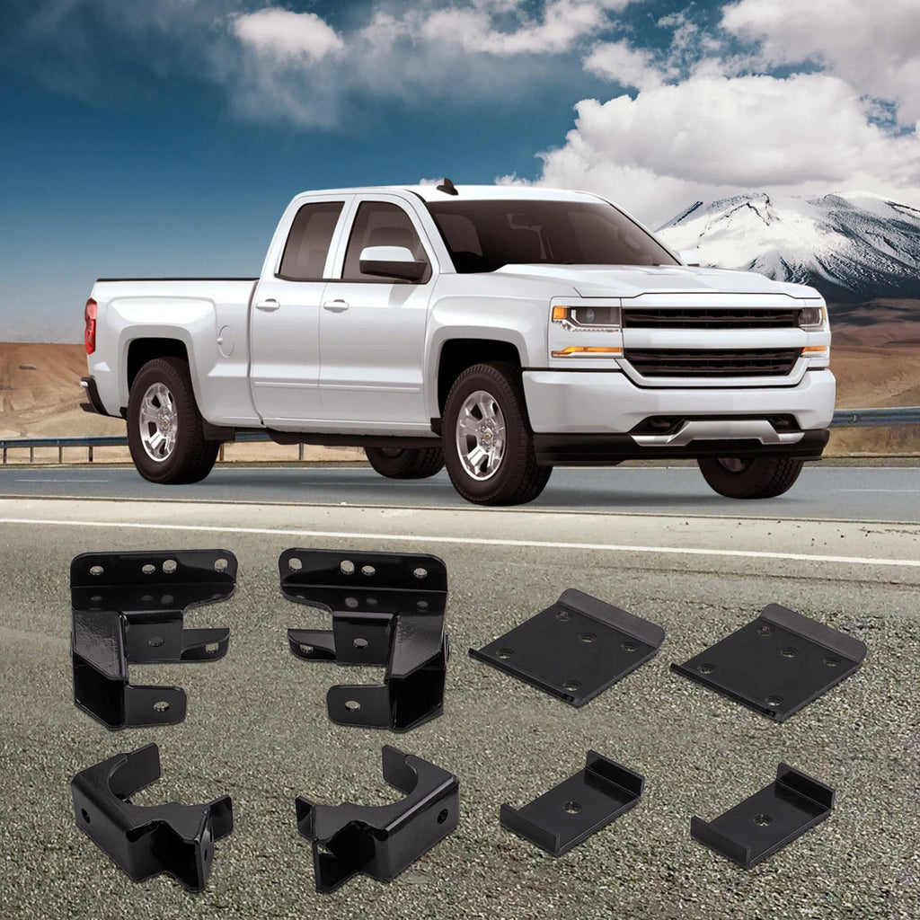 5"-6" Rear Drop Axle Flip Lowering Kit for Chevy Silverado GMC Sierra 1500 (2007–2020)