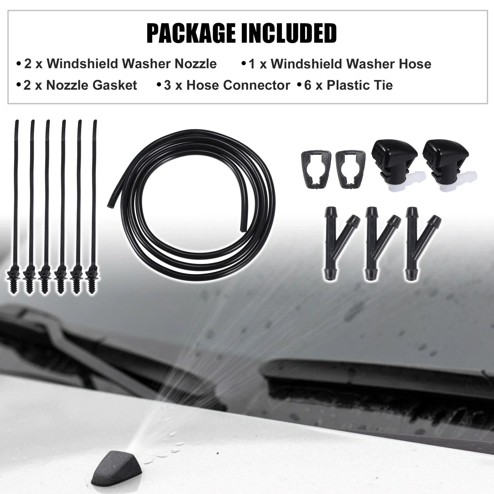 Windshield Washer Spray Nozzle Kit for Dodge Durango (2023)