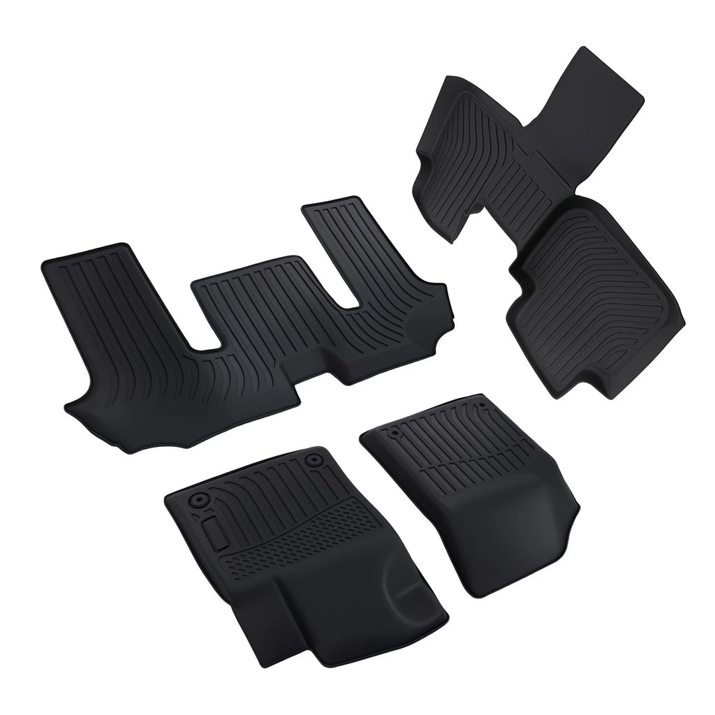 Set of 4 All-Weather Carpet Floor Mats for Volkswagen Atlas (2018–2025)