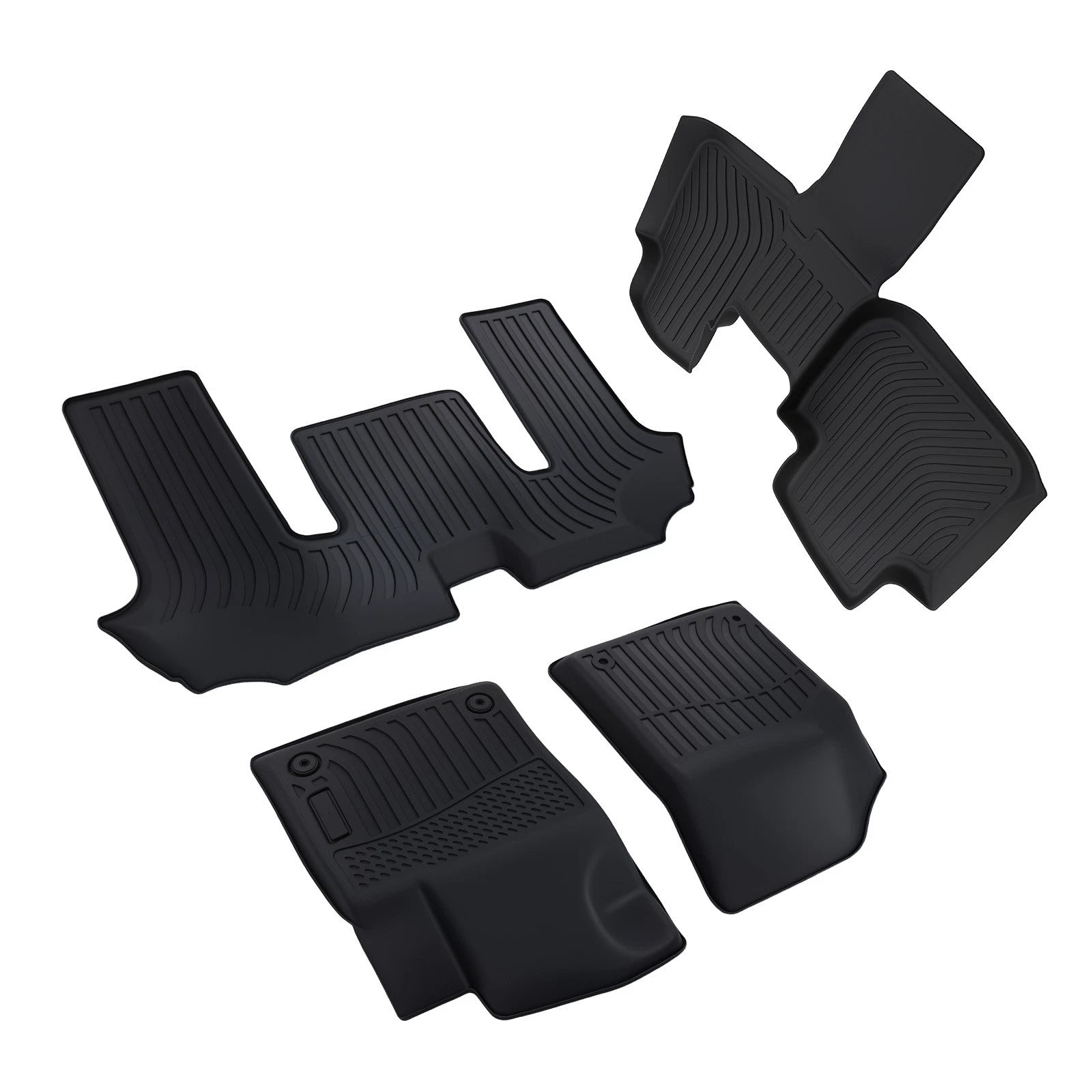 Set of 4 All-Weather Carpet Floor Mats for Volkswagen Atlas (2018–2025)