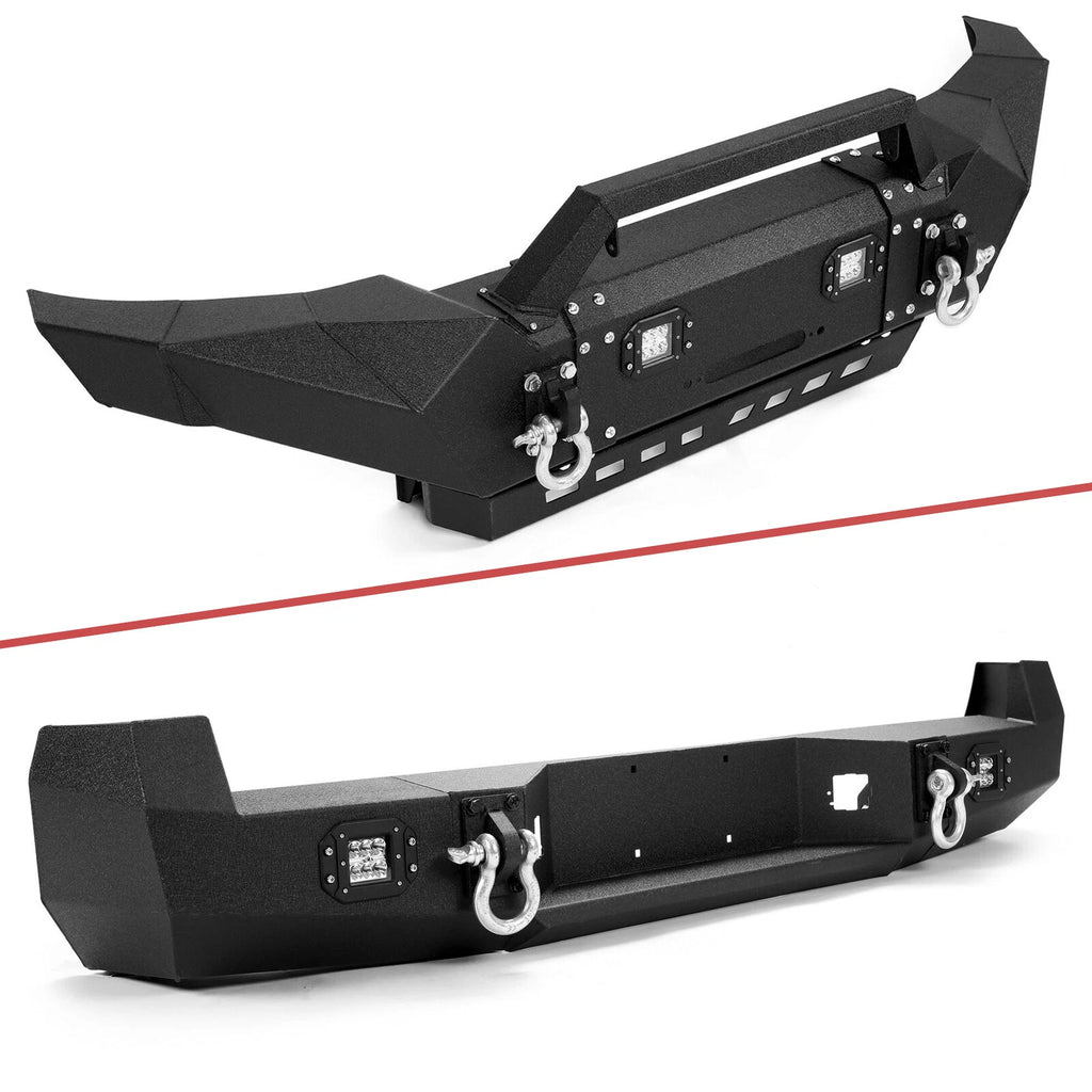 Bumper with LED Lights & D-Rings for Toyota Tacoma (2005–2015)