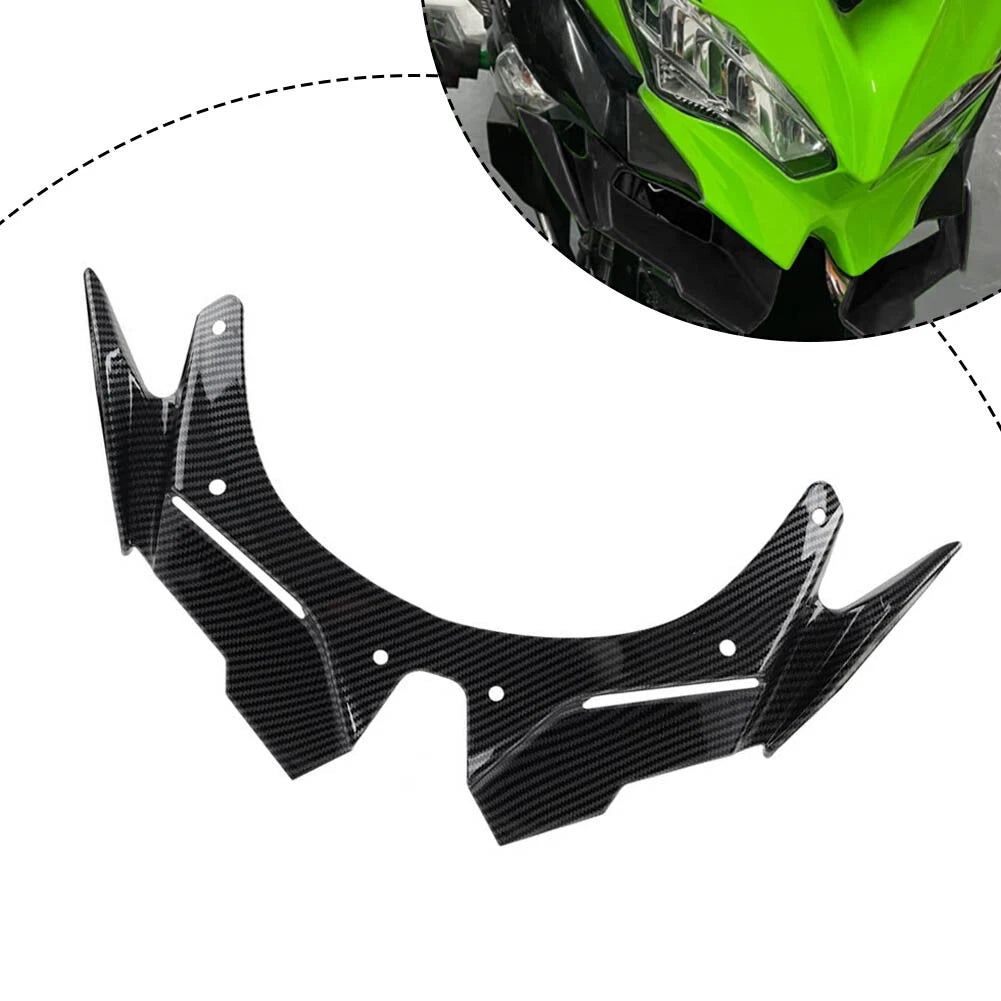 Carbon Fiber Front Spoiler Winglet for Kawasaki ZX-25R (2020–2023)