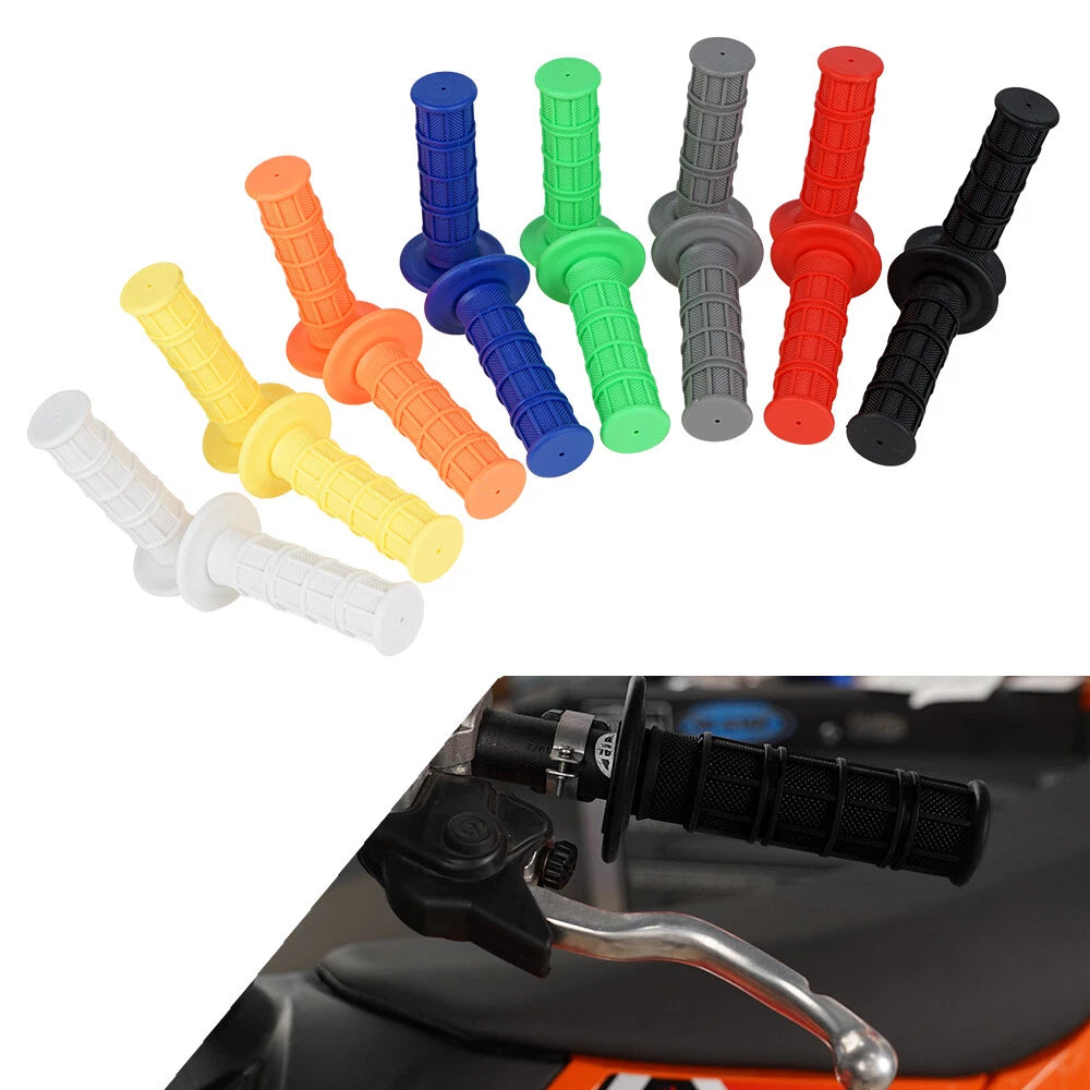 Rubber Hand Grip Throttle Grips for Suzuki RM RMZ DRZ GS GSXR