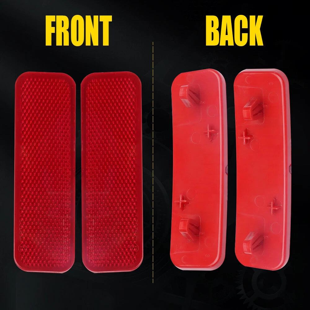 2X Rear Bumper Reflector Lights for Ford Transit Connect (2014-2022)