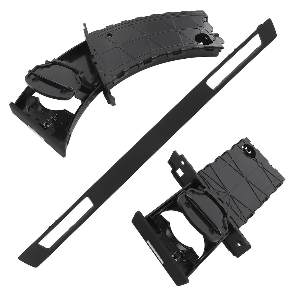 3X Car Cup Holder Trim Panel for BMW E90 E91 E93 (2006–2013) 51459173463 51457138797