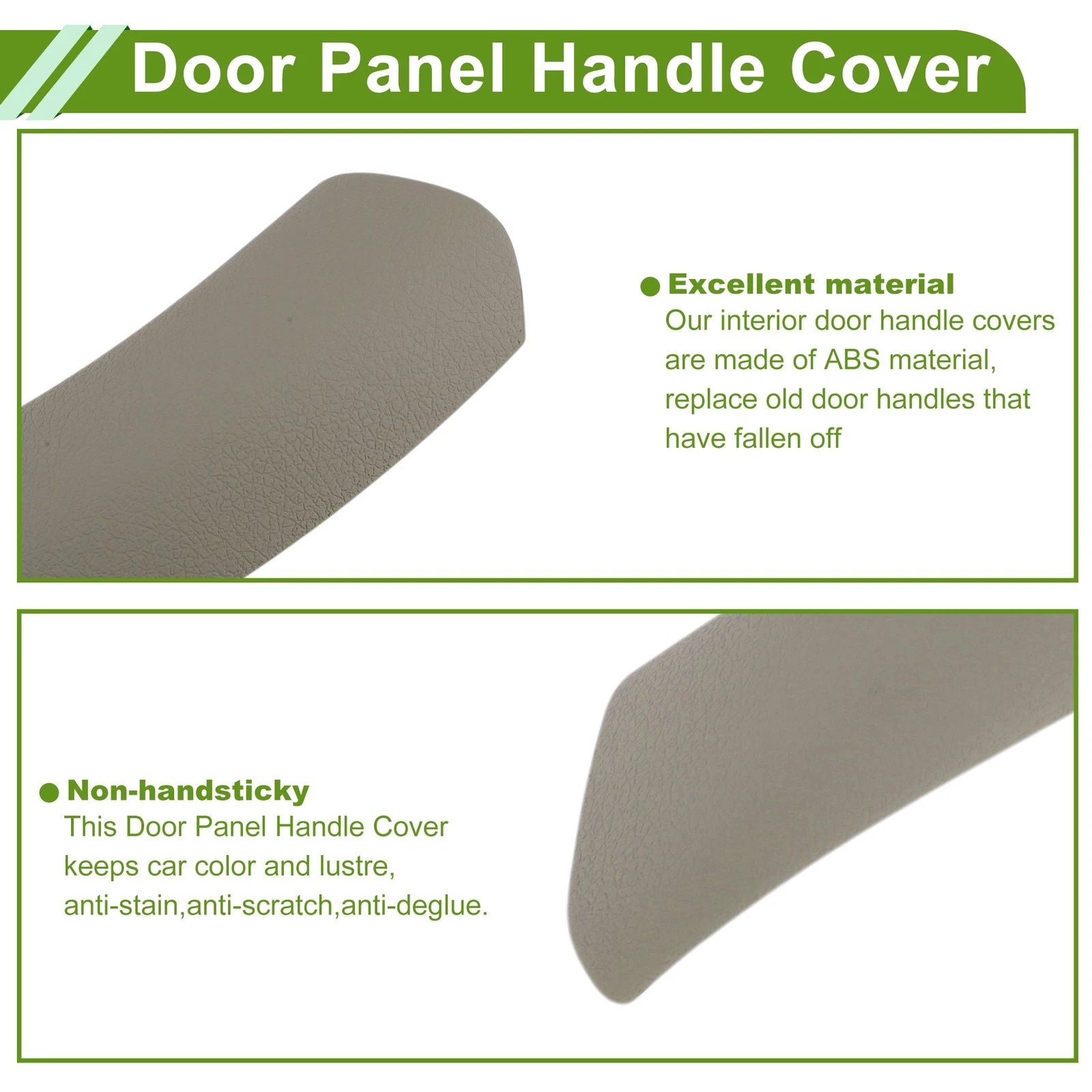 Door Panel Handle Pull Trim Cover for BMW X1 F48 F49 (2015–2020) No. 51417937876 Beige