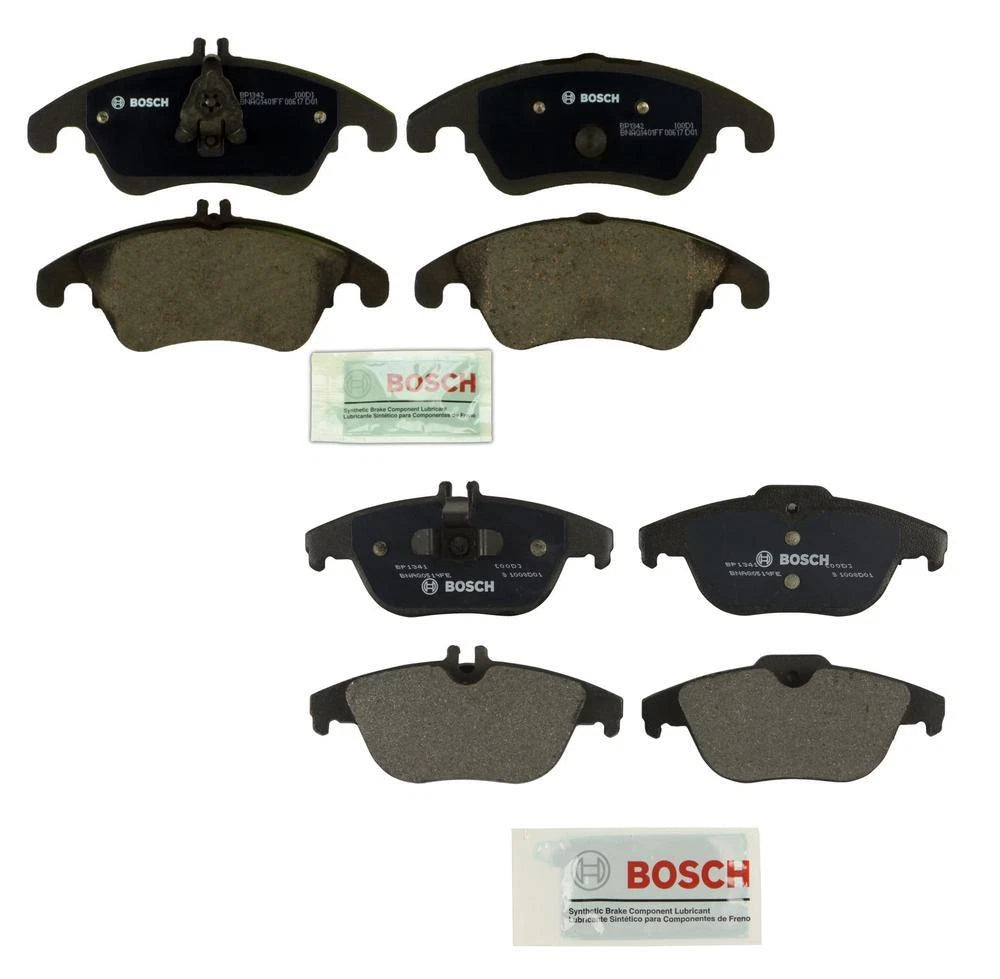 Bosch QuietCast Disc Brake Pads for Mercedes C250 C300 E550 (2012–2015)